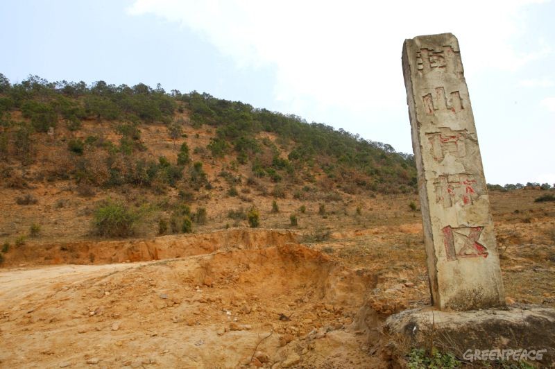 06-云南楚雄州南华县雨露乡封山育林区标牌